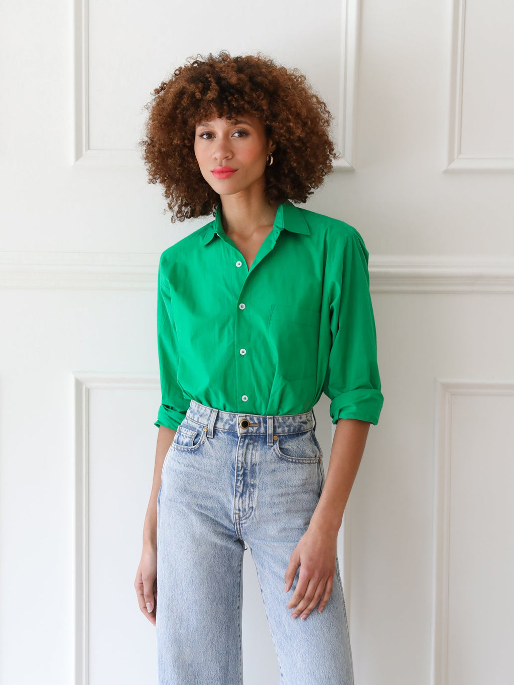 Sofia Top in Kelly