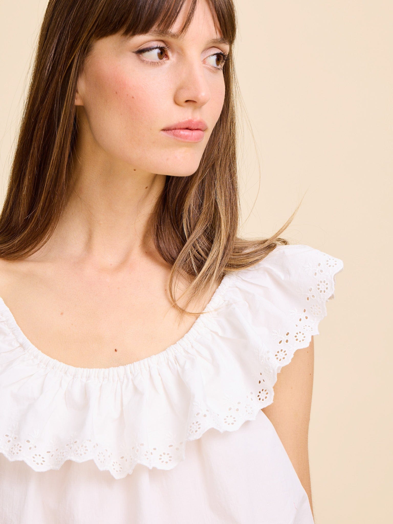 Stella Top in Ivory