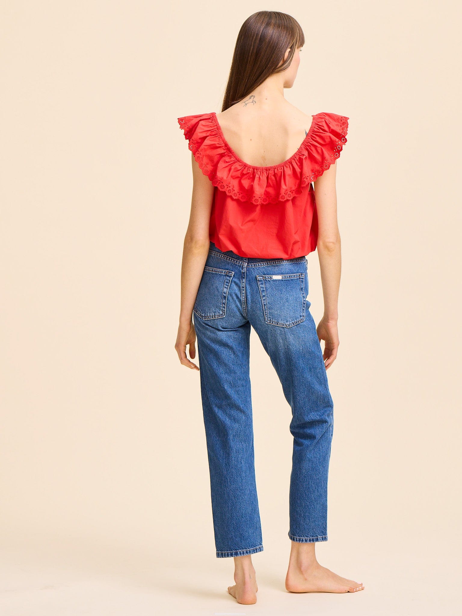 Stella Top in Scarlet