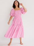 Talitha Dress in Bubblegum