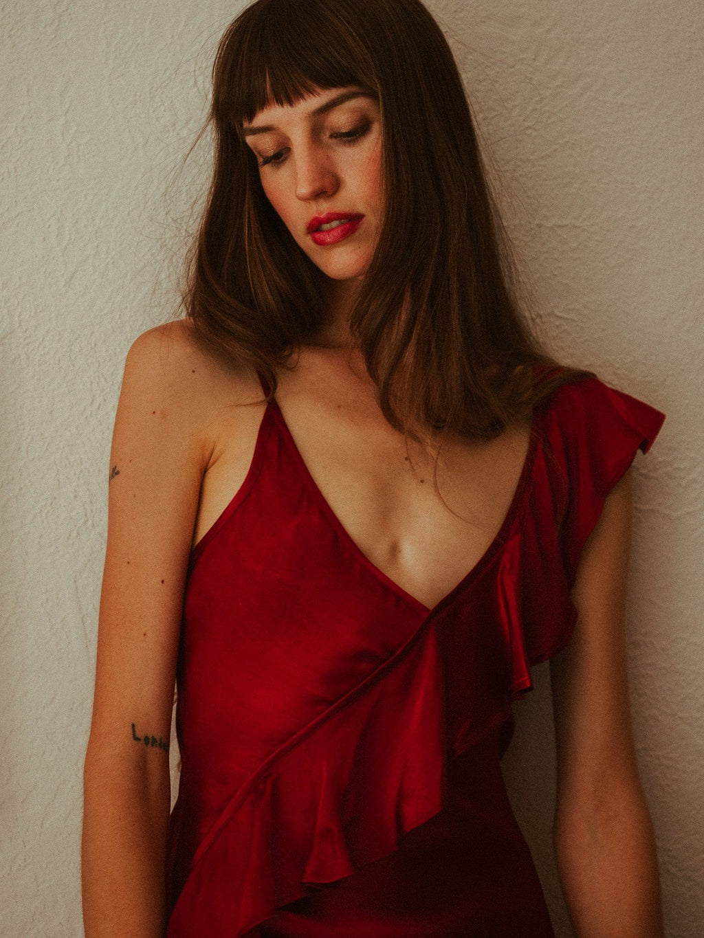 Tallulah Dress in Claret