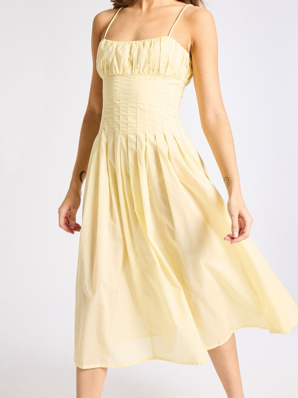 Tully Dress in Buttercream