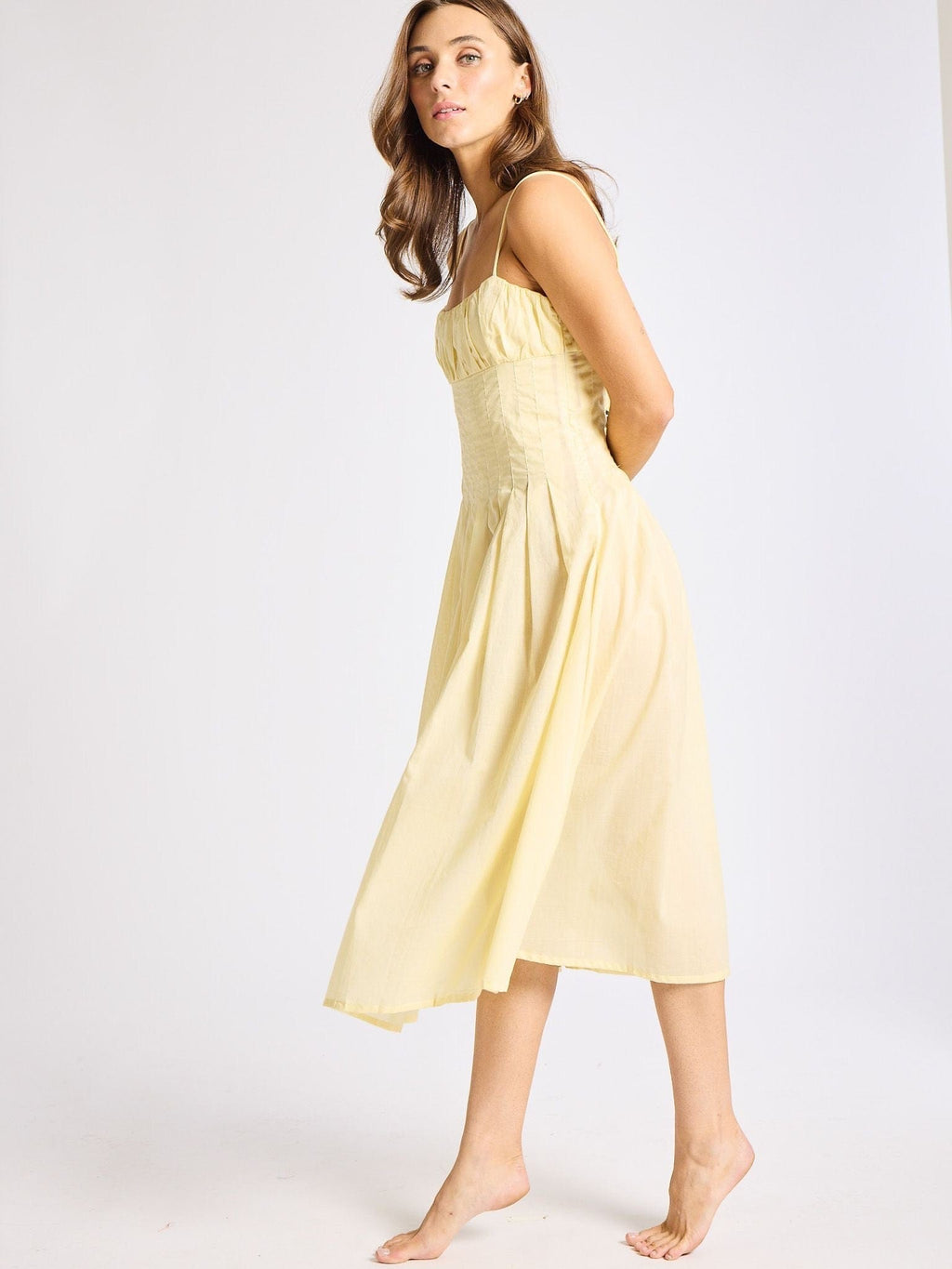 Tully Dress in Buttercream