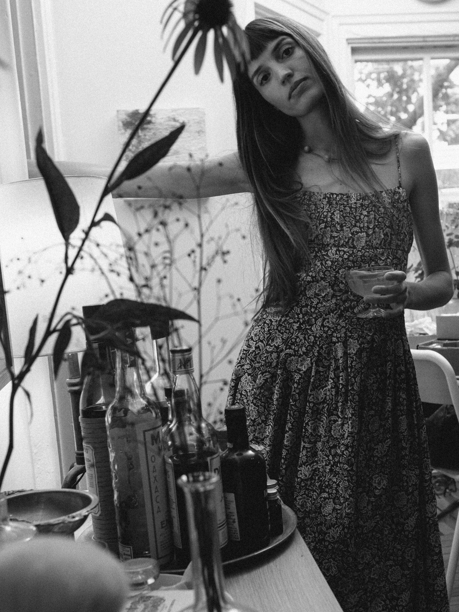 Tully Dress in Cocoa Floral