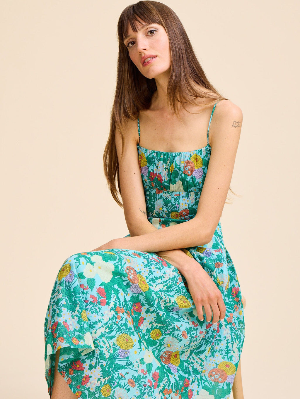 Tully Dress in Swedish Garden