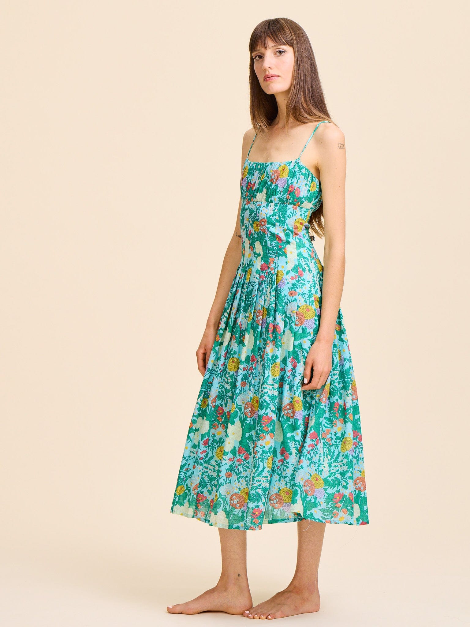 Tully Dress in Swedish Garden