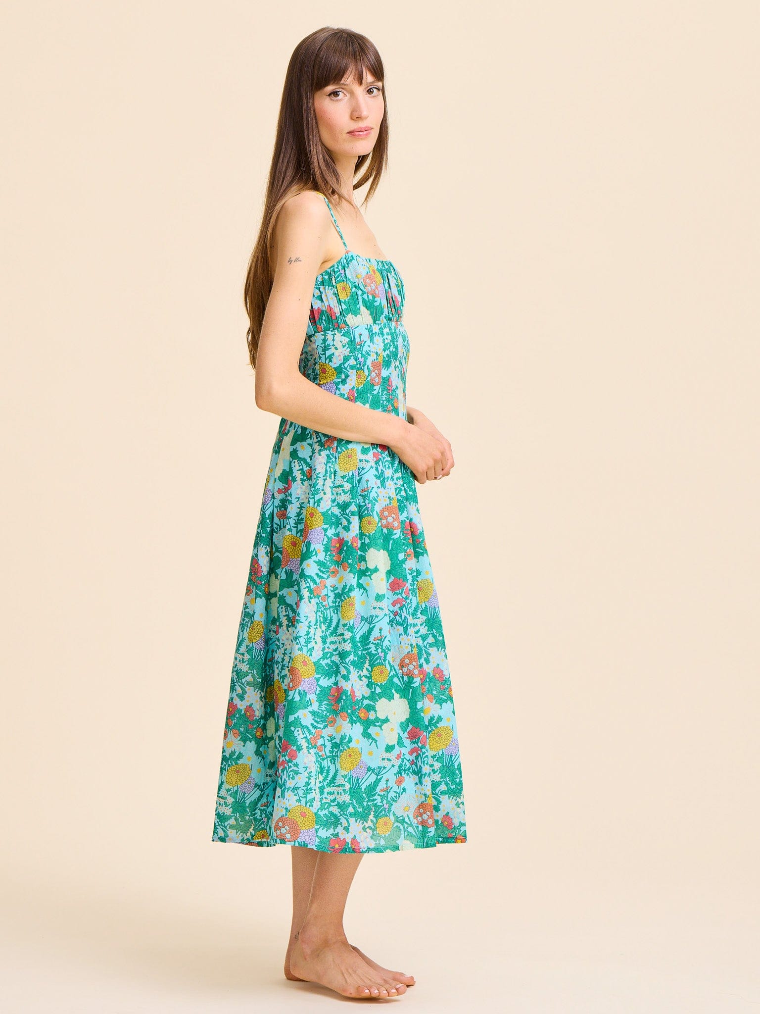 Tully Dress in Swedish Garden