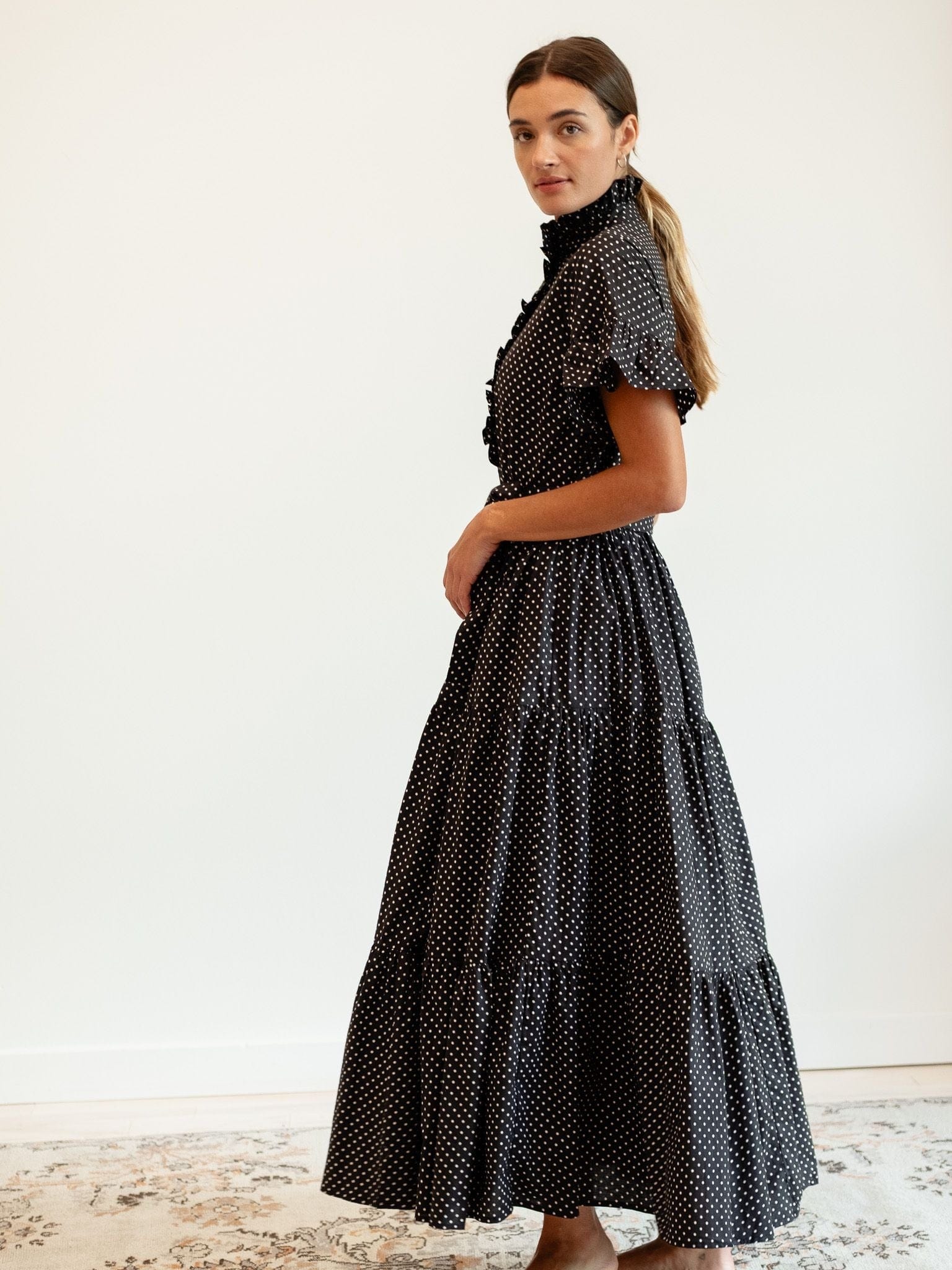 Victoria Dress in Polka Dot