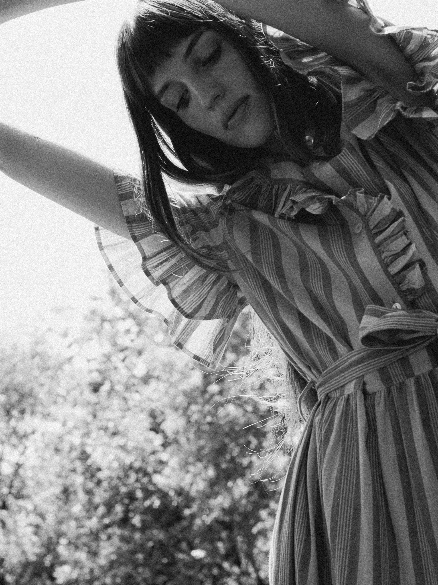 Victoria Dress in Santa Fe Stripe