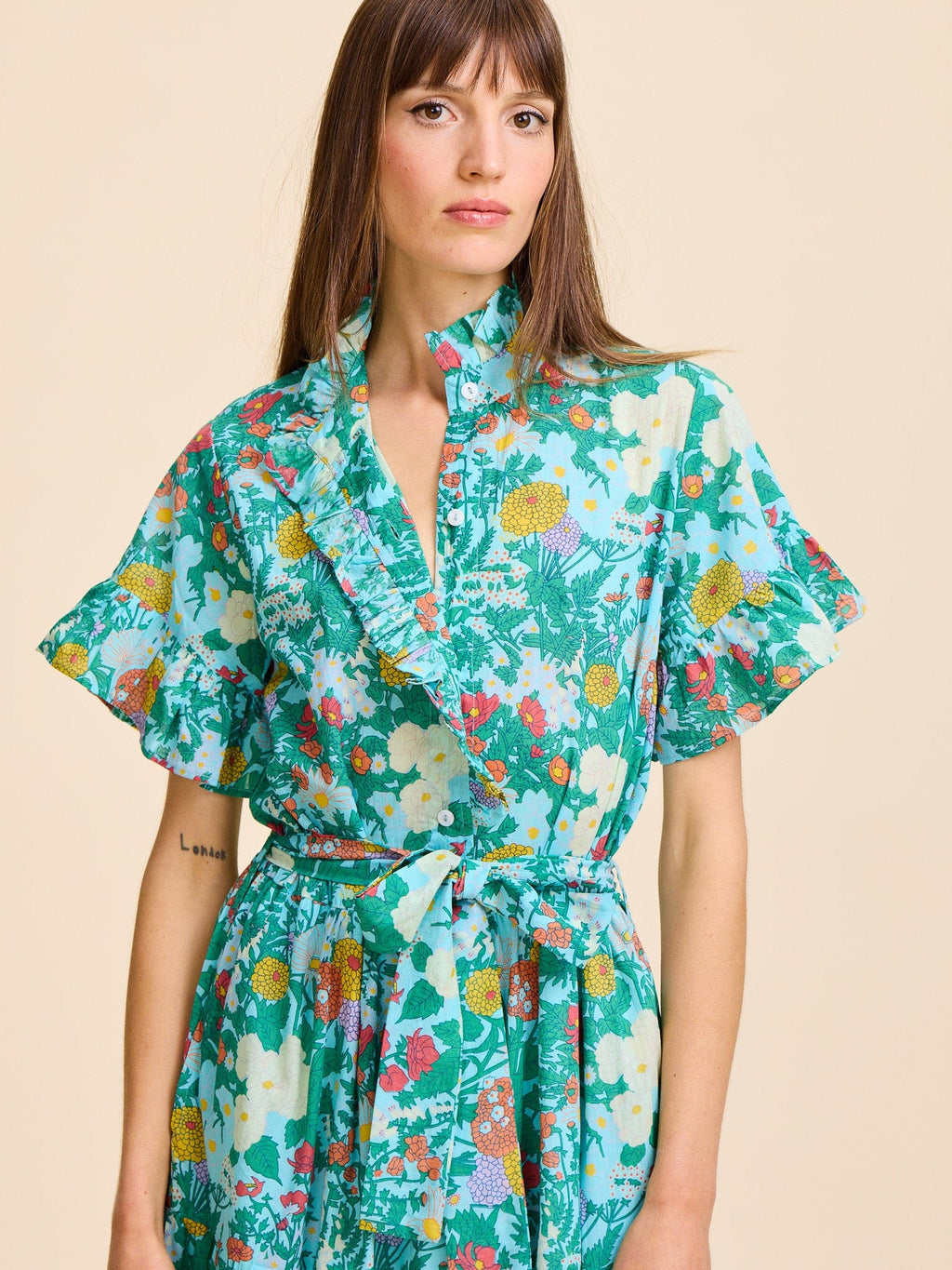 Victoria Dress in Swedish Garden