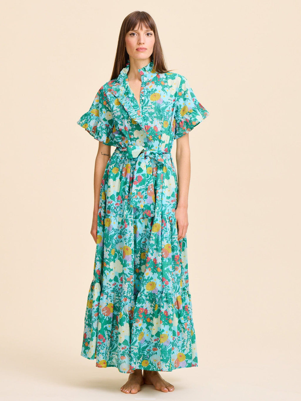 Victoria Dress in Swedish Garden