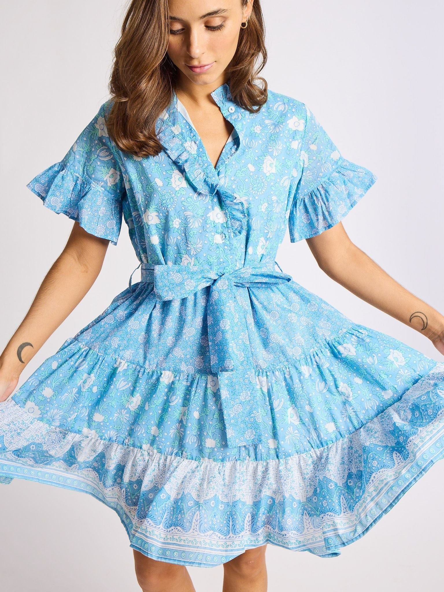 Violetta Dress in Charleston Floral