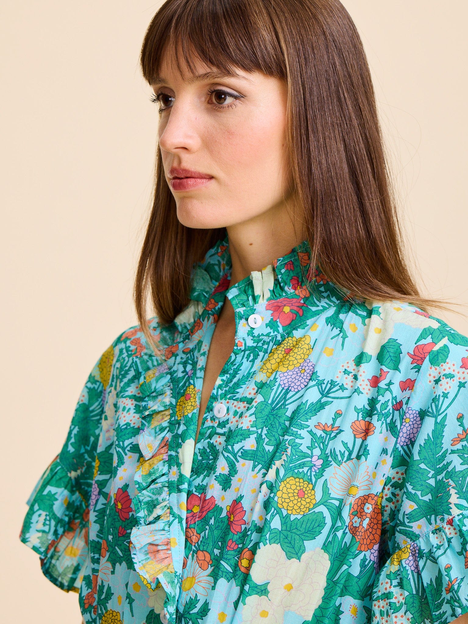 Violetta Dress in Swedish Garden