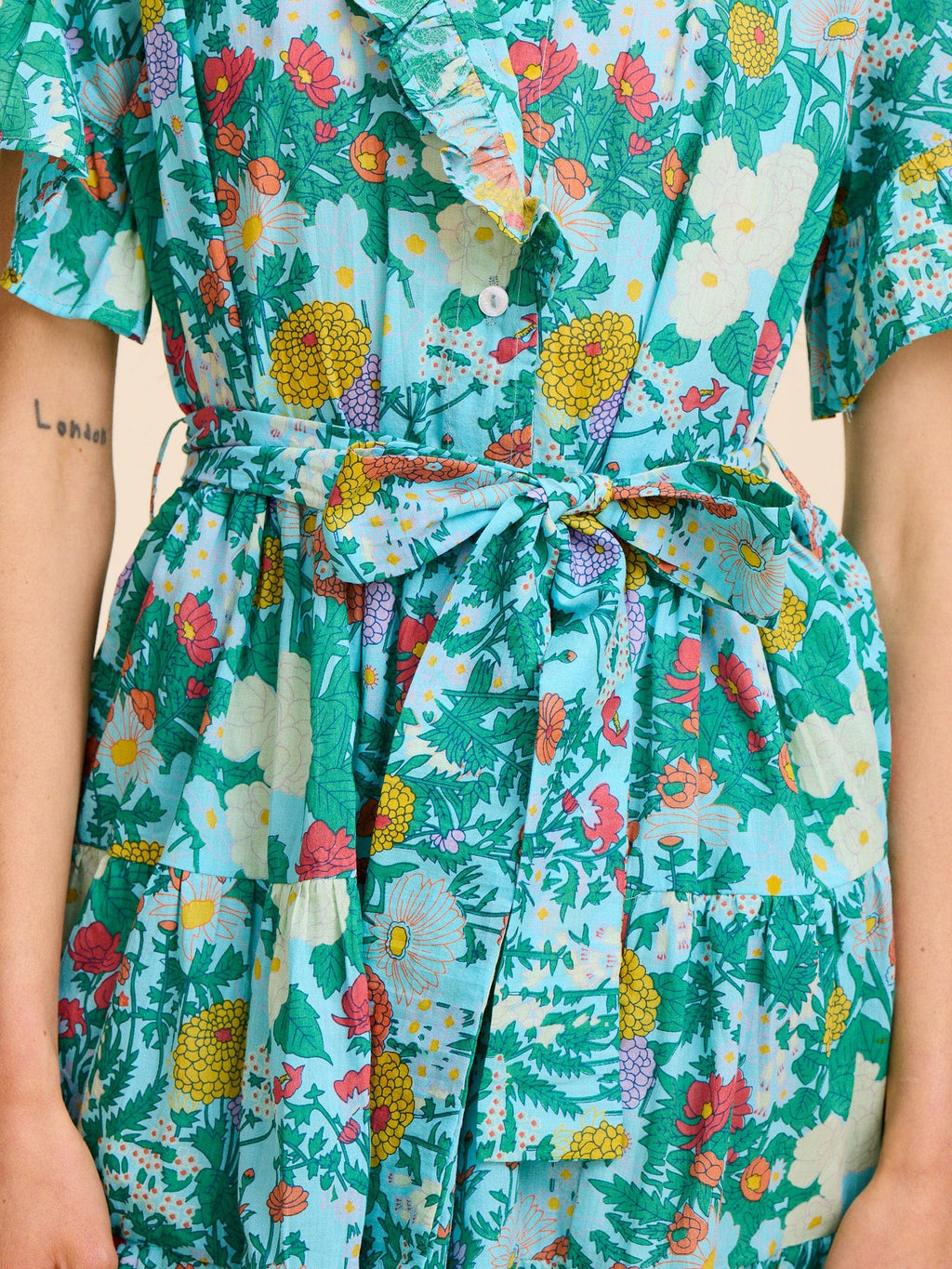 Violetta Dress in Swedish Garden