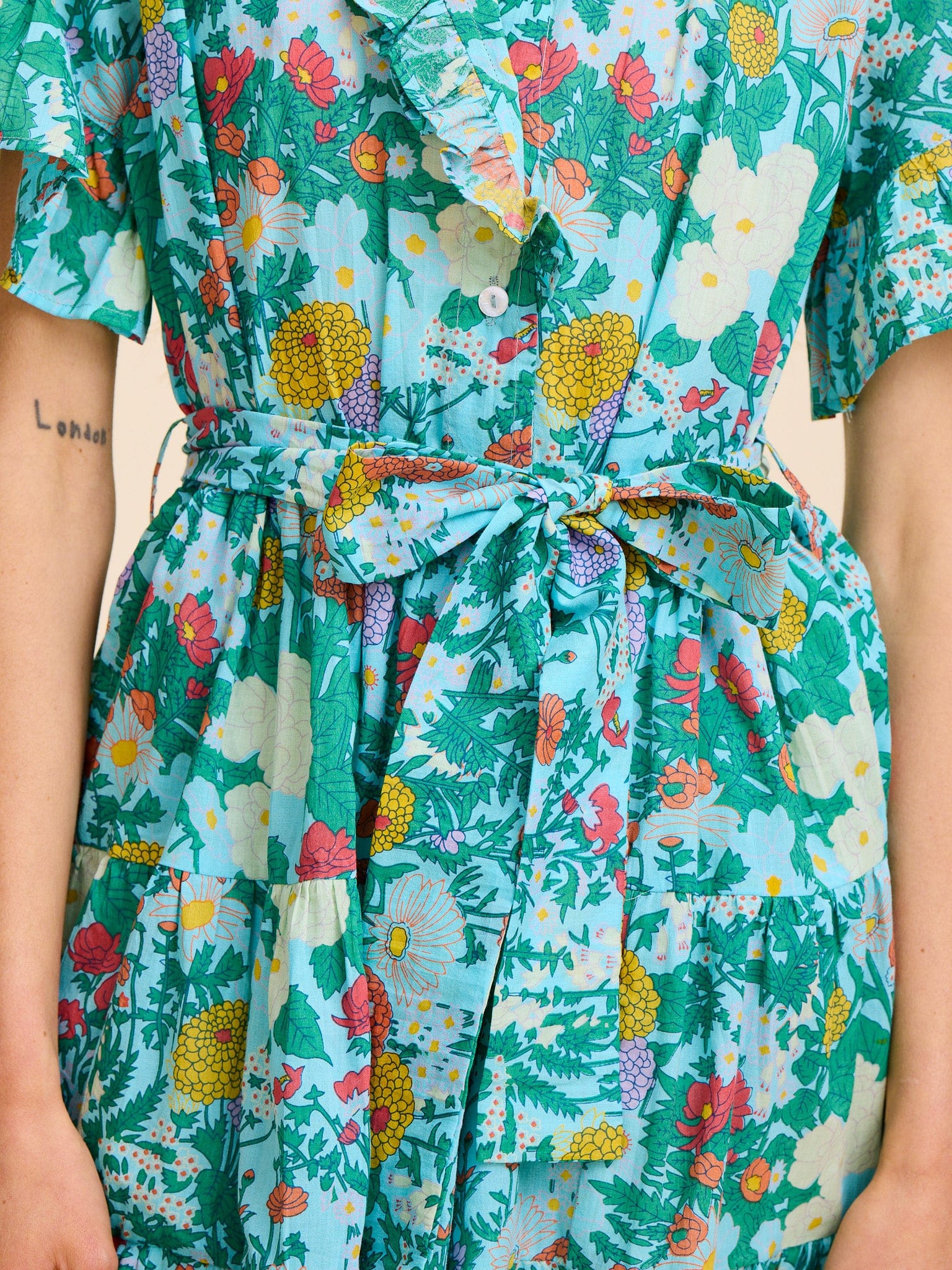 Violetta Dress in Swedish Garden