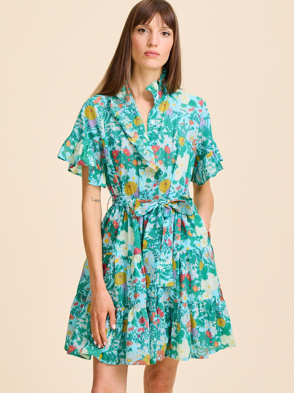Violetta Dress in Swedish Garden