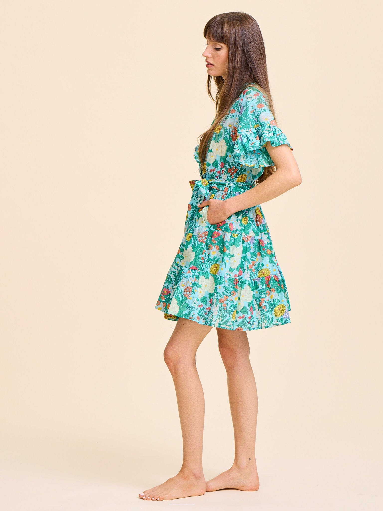 Violetta Dress in Swedish Garden