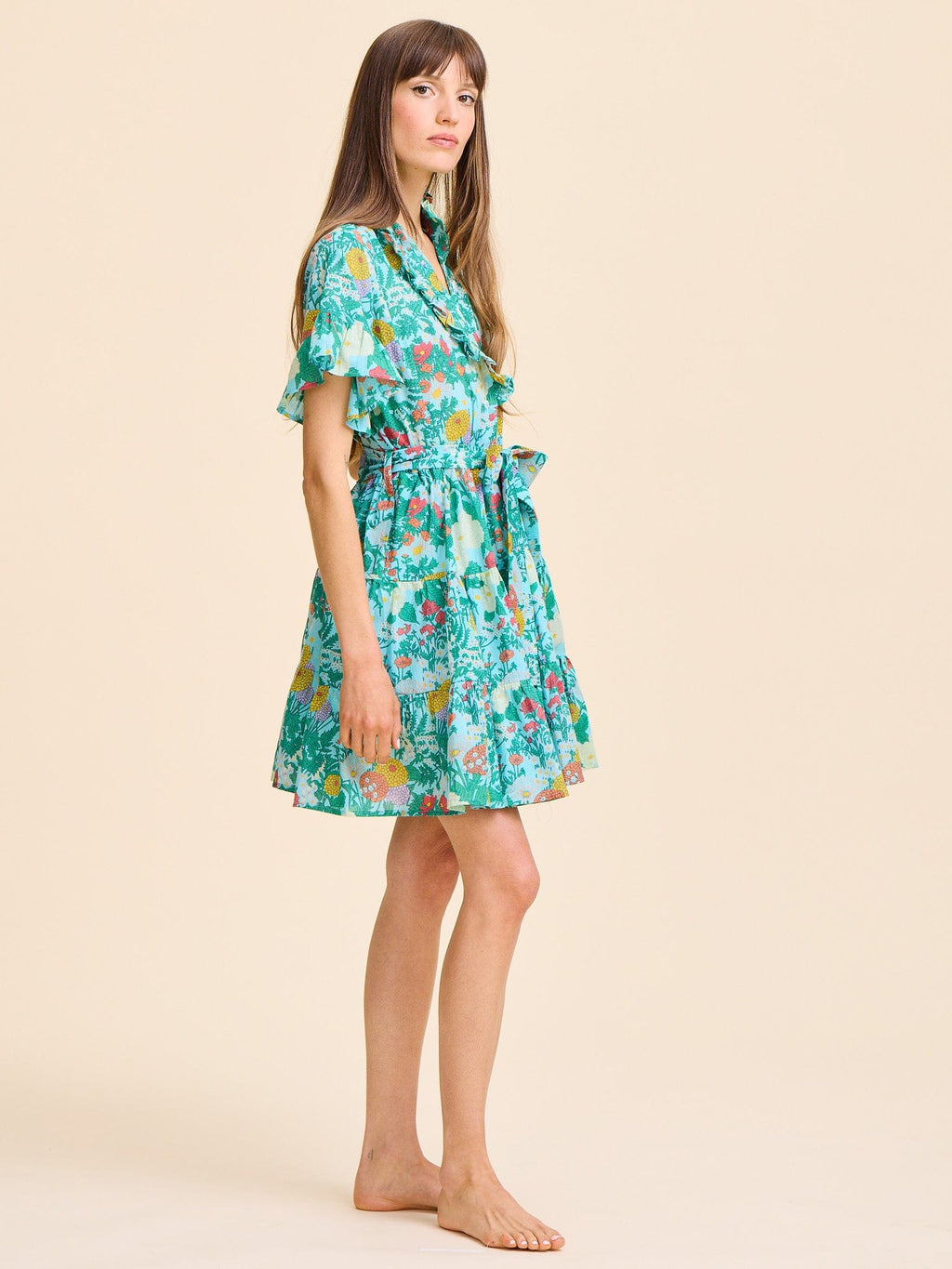 Violetta Dress in Swedish Garden