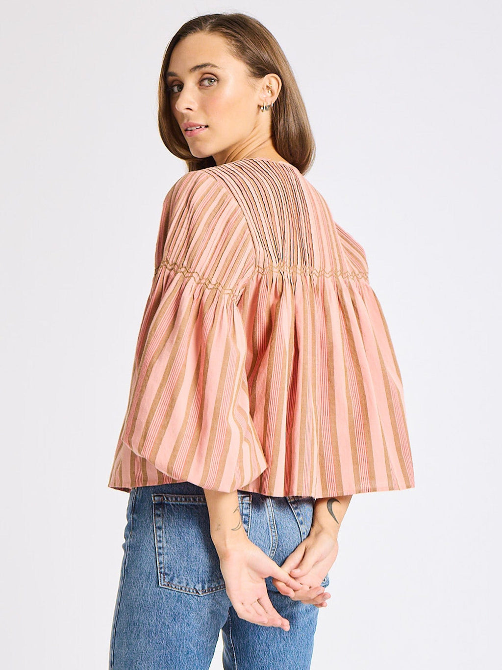 Vivienne Top in Santa Fe Stripe