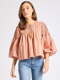Vivienne Top in Santa Fe Stripe