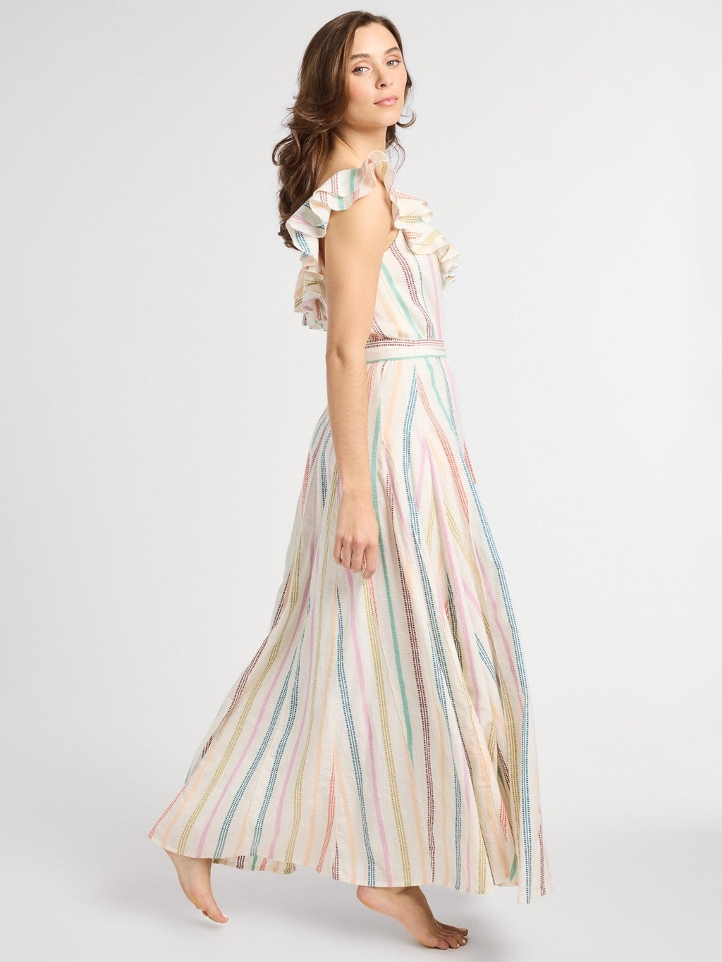 Yvonne Dress in Mallorca Stripe