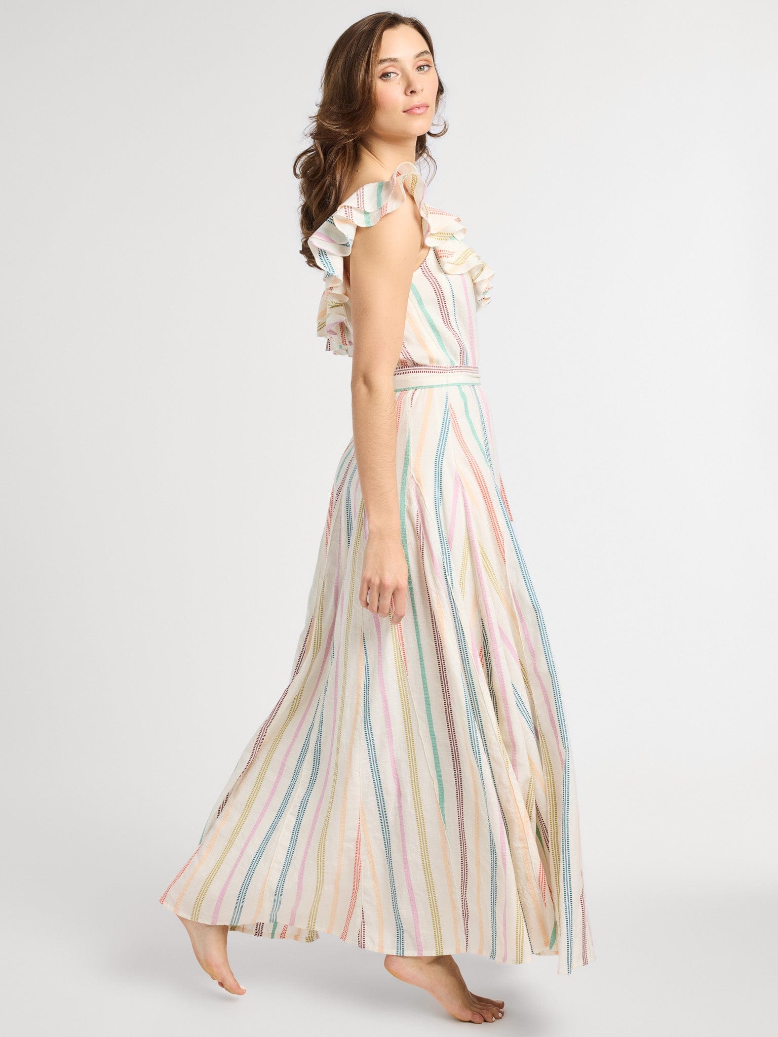Yvonne Dress in Mallorca Stripe