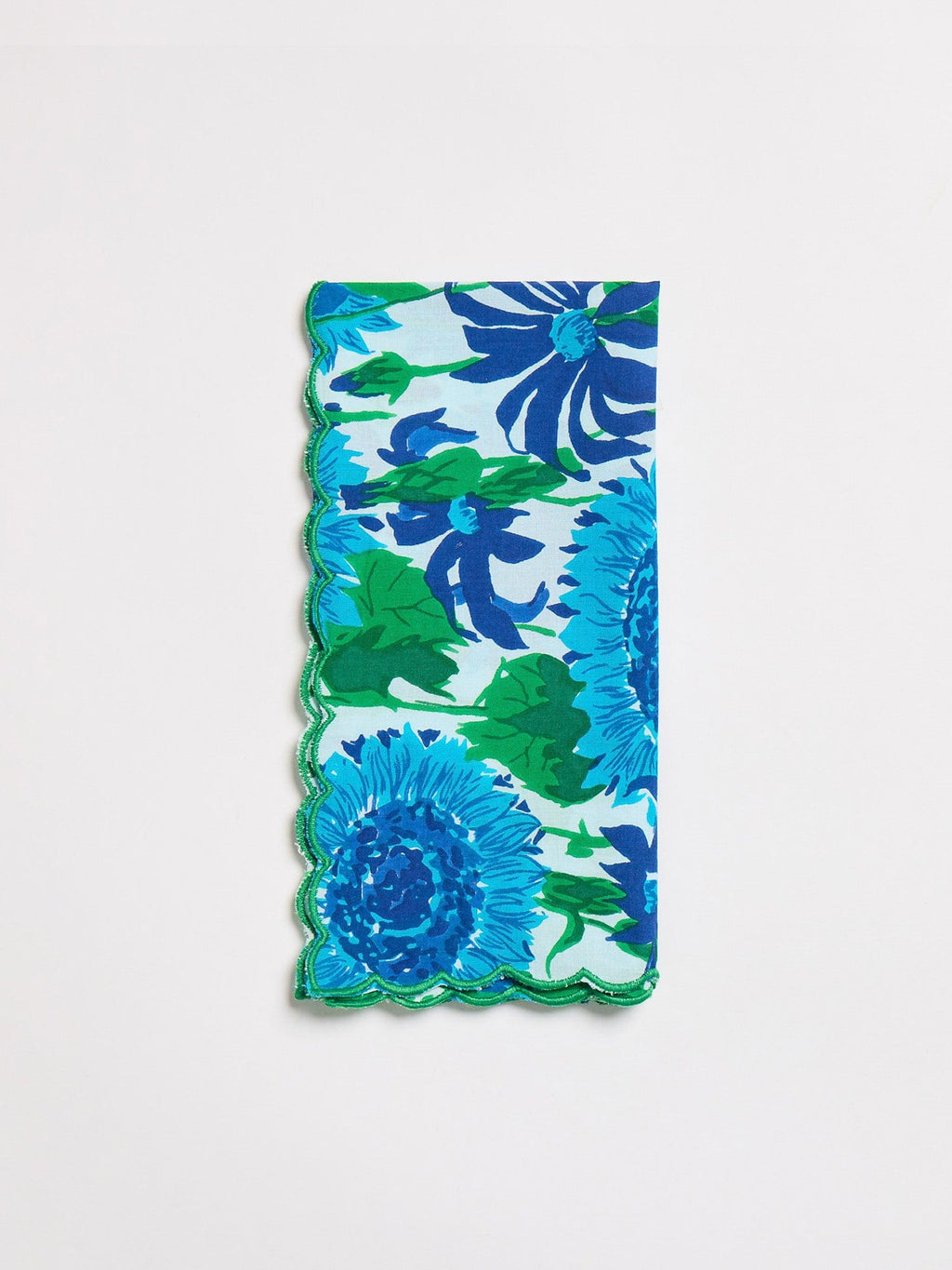 Scalloped Dinner Napkins, Set of 4