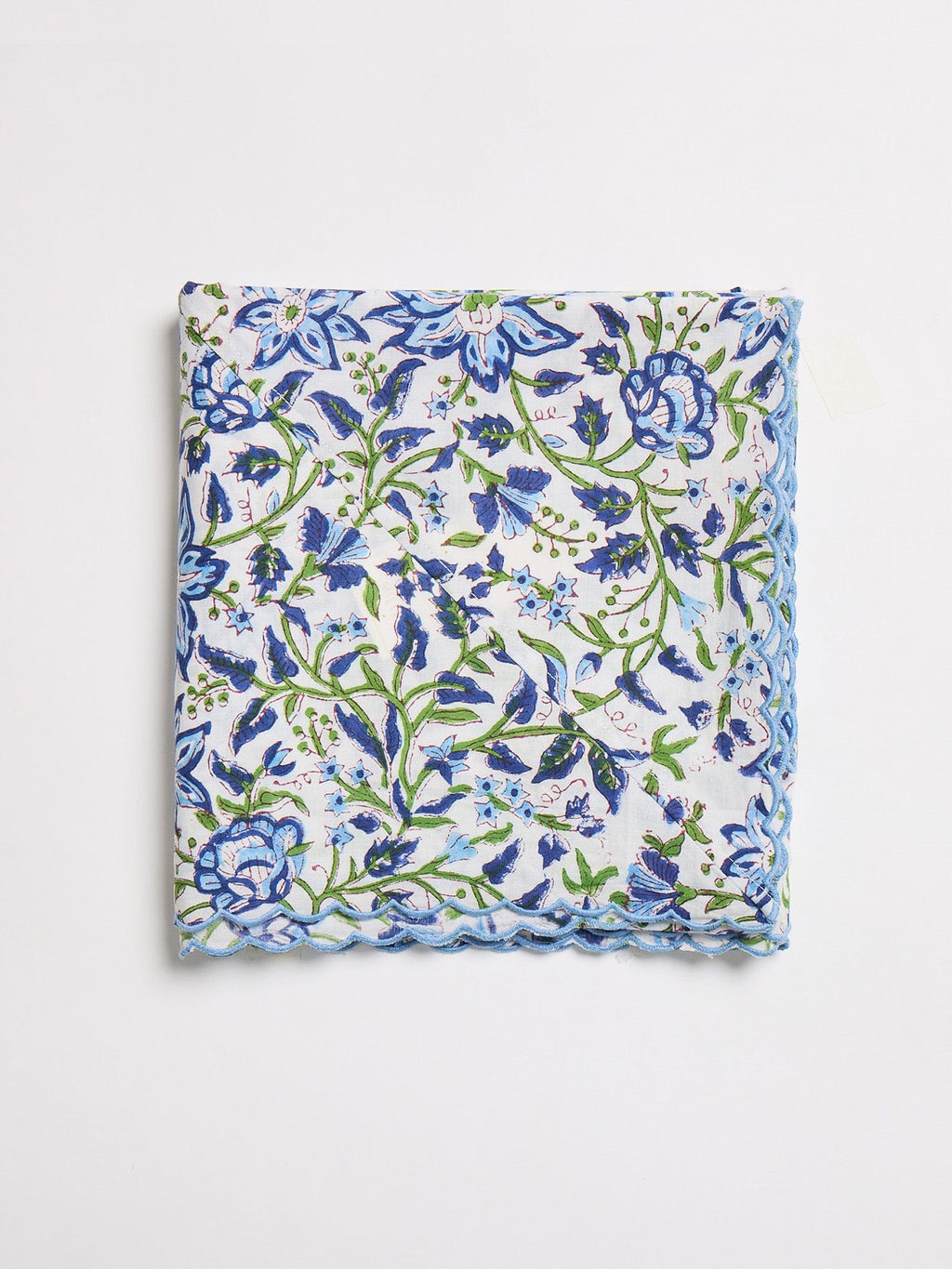 Scalloped Tablecloth, 72" x 63"