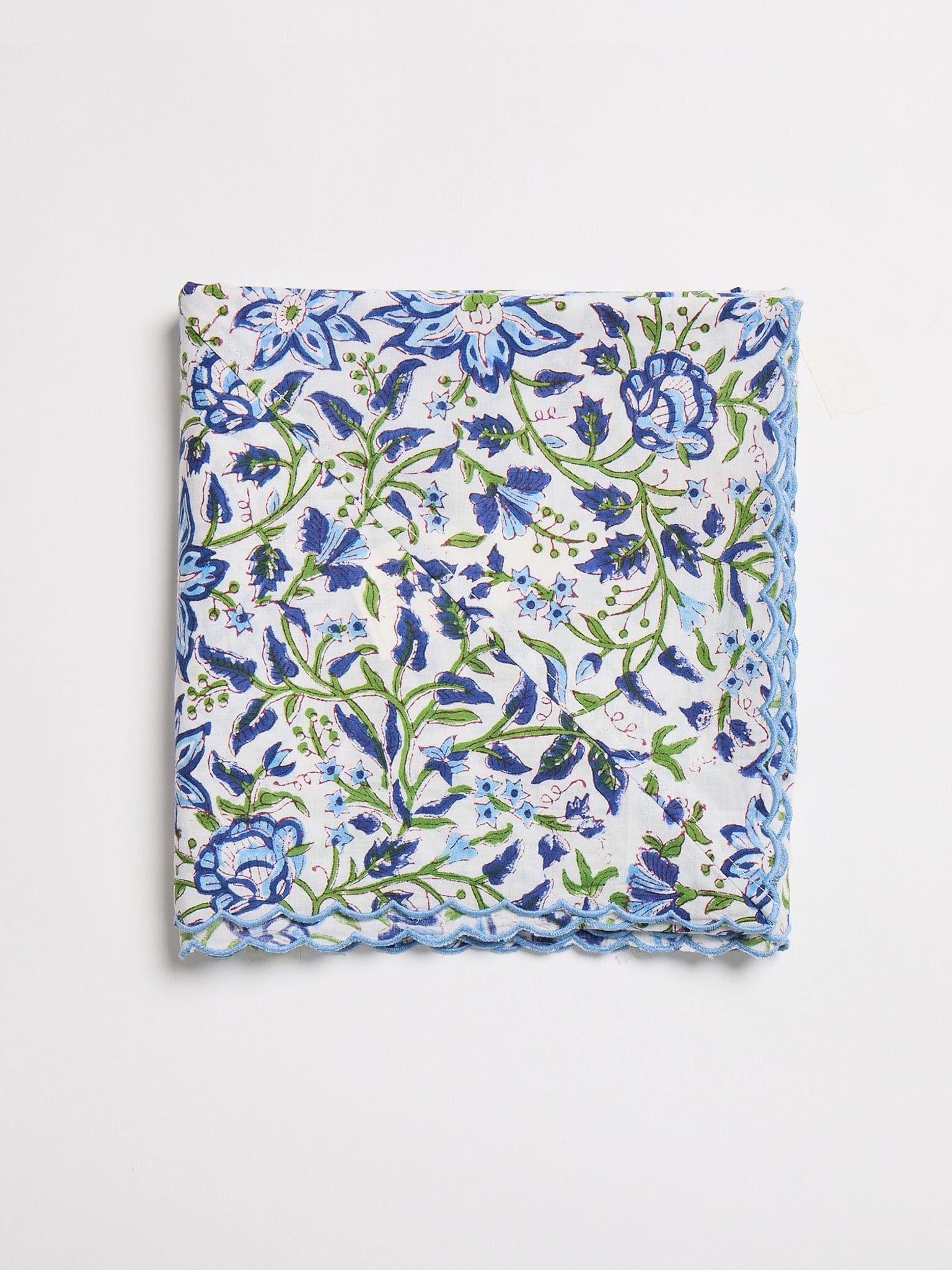 Scalloped Tablecloth, 72" x 63"