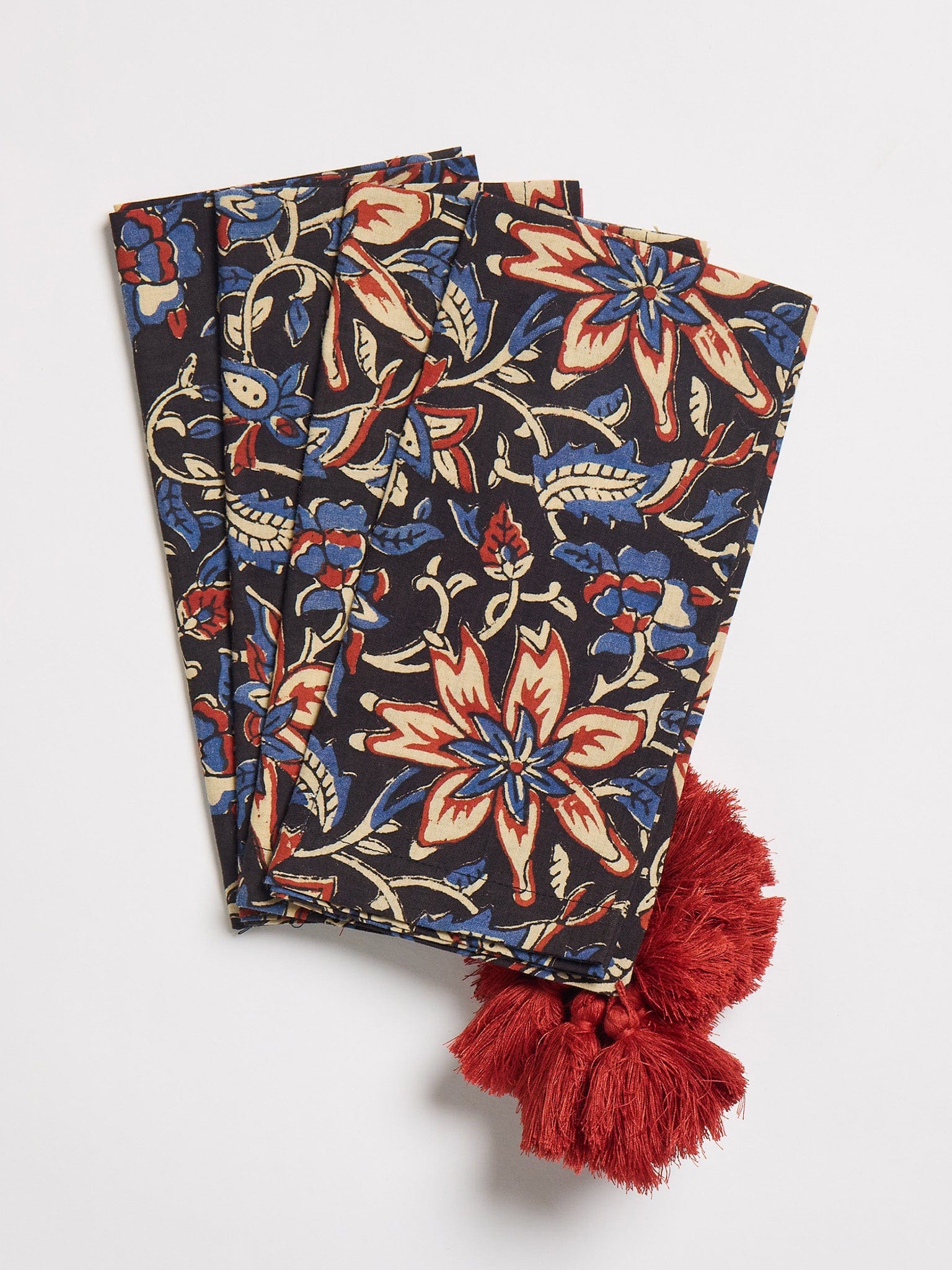 Tassel Dinner Napkins, Set of 4