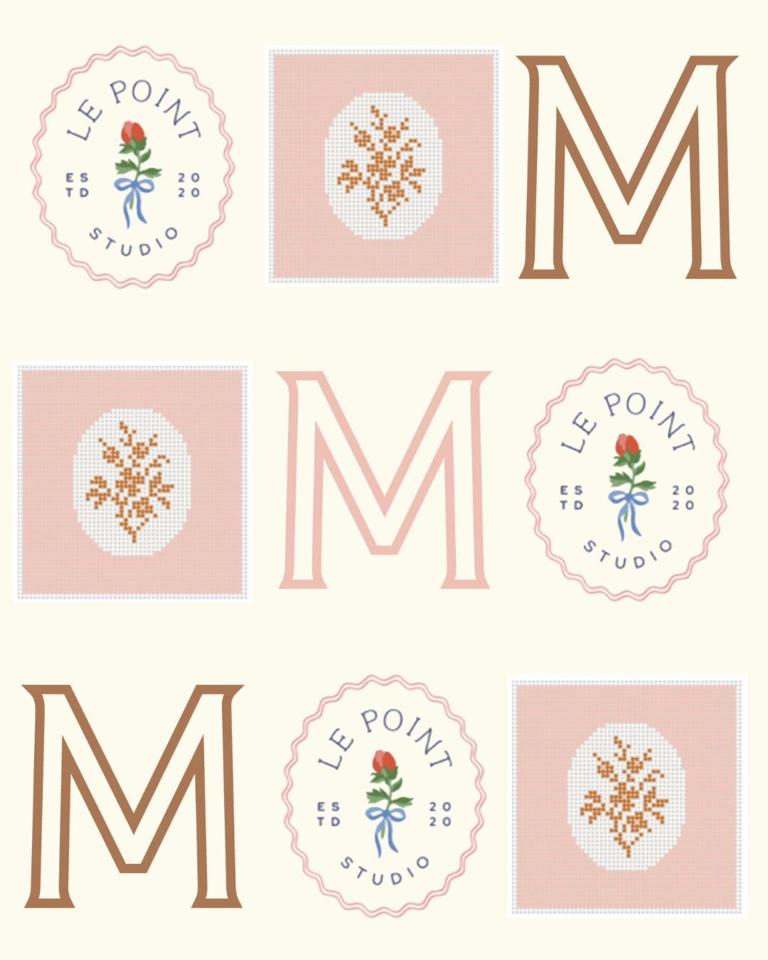 LE POINT NEEDLEPOINT CLASS - TAKE HOME KIT