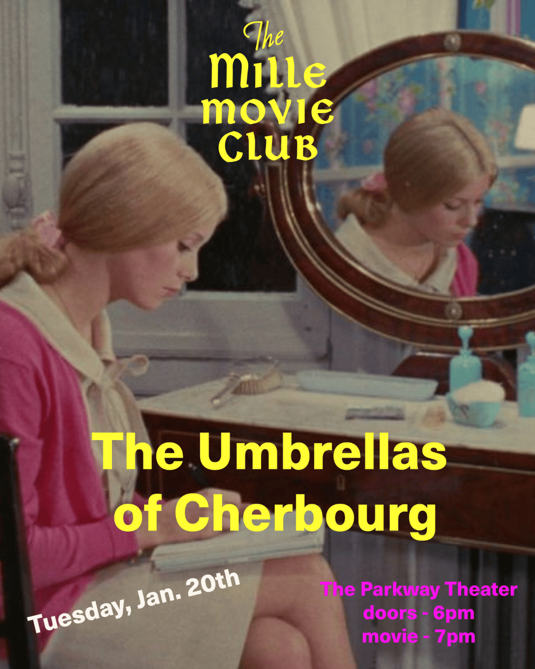MILLE MOVIE CLUB - THE UMBRELLAS OF CHERBOURG - JANUARY 20th