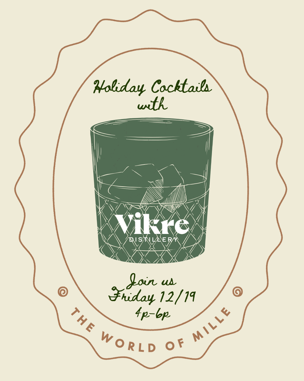 SOLSTICE EVENT - VIKRE DISTILLERY NUTCRACKER COCKTAILS - DEC 19th